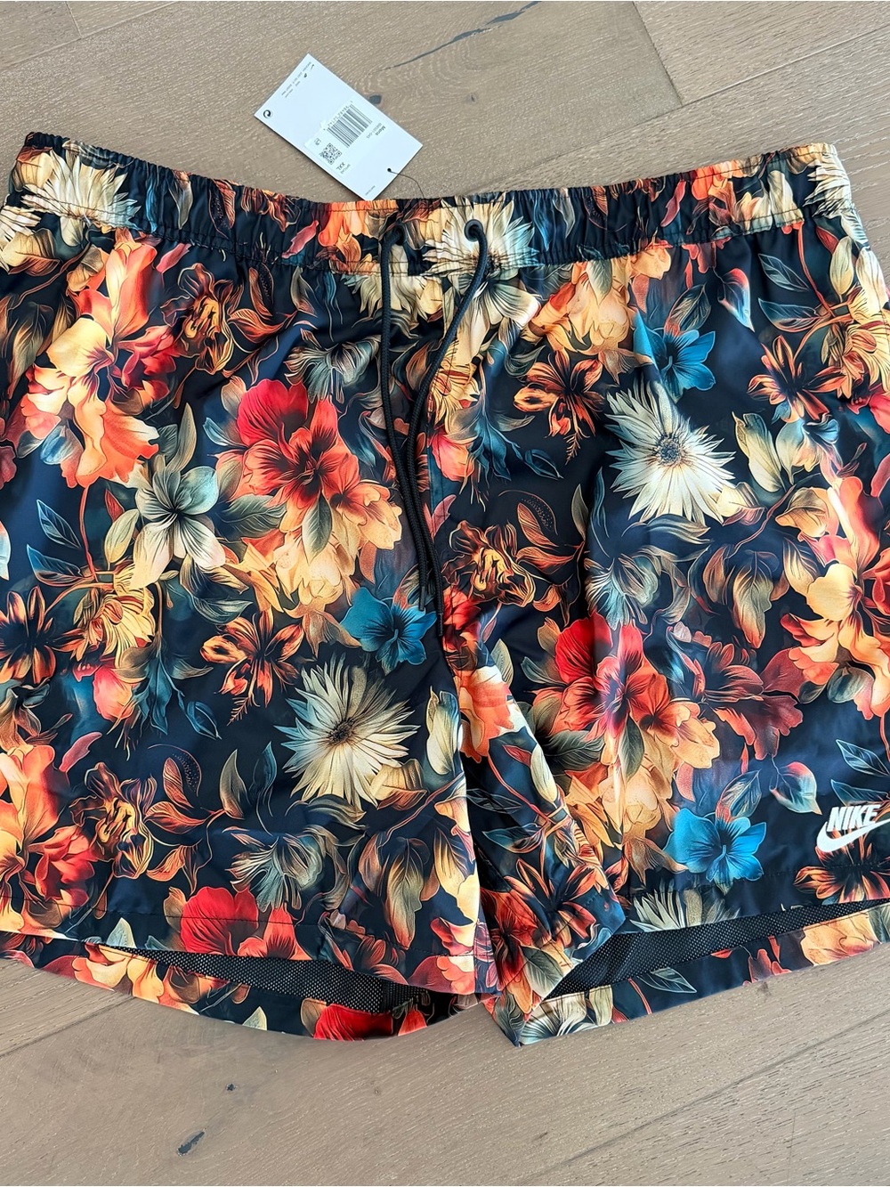New NIKE Club Flow Lined Shorts Floral Flowers Men’s 2XL IB8551-045